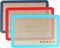Small Silicone Baking Mats Quarter Sheet Non Stick Reusable Silicone Oven Liners, BPA Free, Food Grade Baking Mats for Cookies, Macarons Bread & Pastry, Toaster Pad Set of 3 Pack 11.6'' x 8.5''